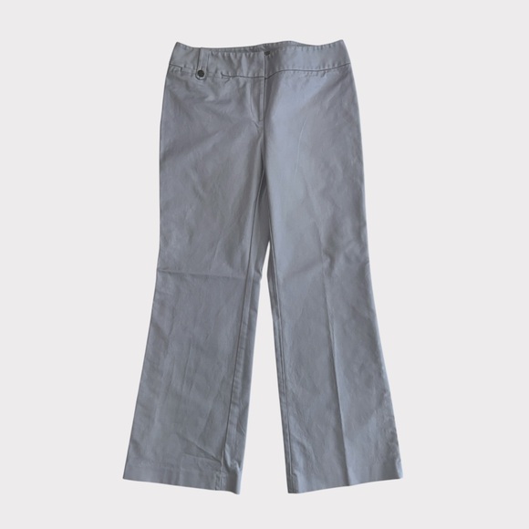 Ann Taylor Women’s Size 10 Gray Straight Leg Bi-Stretch Pants Hourglass Fit - Picture 1 of 8